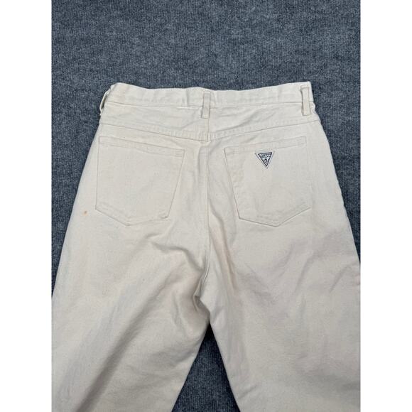 Vintage Guess by Georges Marciano High Rise Jeans USA Style 48115 Off White Sz 2 - Picture 12 of 14